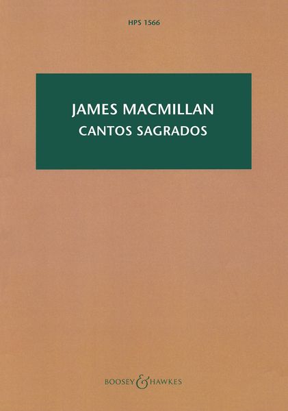 Cantos Sagrados : For Mixed Choir and Orchestra (1989).