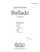 Ballade : For Strings.
