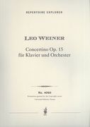 Concertino, Op. 15 : Für Klavier und Orchester.