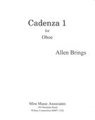 Cadenza 1 : For Oboe (2018).