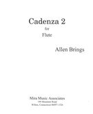 Cadenza 2 : For Flute (2018).