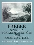 Sinfonia : For Treble Recorder & Basso Continuo.