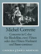 Concerto In C Major, Op. 4/3 : For Recorder, 2 Flutes (3 Flute) & Basso Continuo.