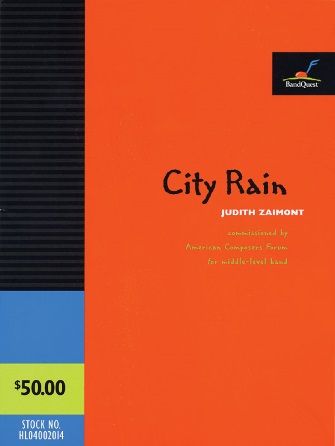 City Rain : Miniature Tone Poem For Band.