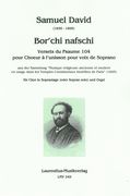 Bor'chi Nafschi - Versets Du Psaume 104 : Pour Choeur à l'Unisson Pour Voix De Soprano.