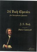 24 Chorales : For Saxophone Quartet / arr. by Camwell.