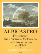 Triosonaten, Op. 8/7-9 : Für Zwei Violinen, Violoncello und Basso Continuo / Ed. Harry Joelson.