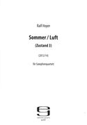 Sommer/Luft (Zustand 3) : Für Saxophonquartett (2012/14).