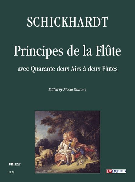Principes De La Flûte, Avec Quarante Deux Airs à Deux Flutes / edited by Nicola Sansone.
