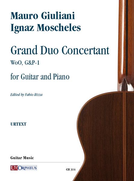 Grand Duo Concertant, WoO G&P 1 : For Guitar and Piano / edited by Fabio Rizza.