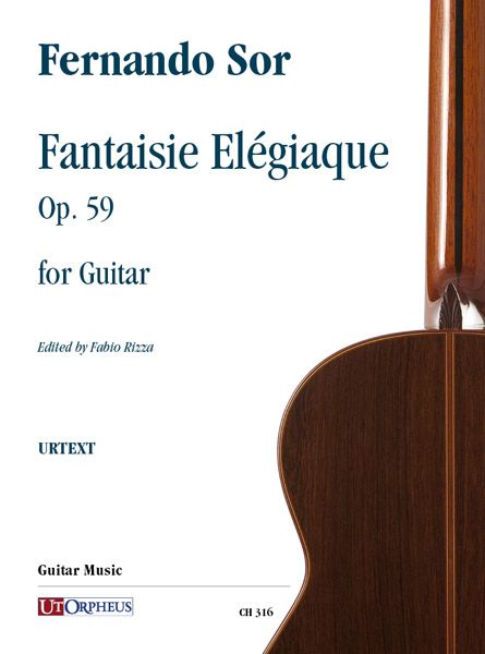 Fantaisie Élegiaque, Op. 59 : For Guitar / edited by Fabio Rizza.