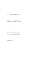 Concerto For Violin (2014-2015).