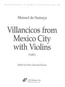 Villancicos From Mexico City With Violins / edited by Drew Edward Davies.