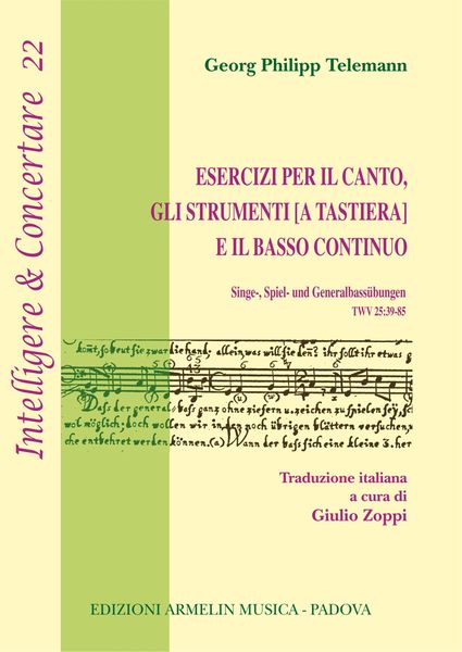 Esercizi Per Il Canto, Gli Strumenti (A Tastiera) E Il Basso Continuo, TWV 25:39-85.