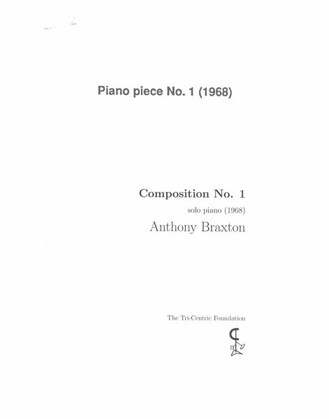 Composition No. 1 : For Solo Piano (1968).