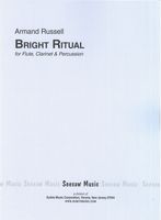 Bright Ritual : For Flute, Clarinet and Percussion.