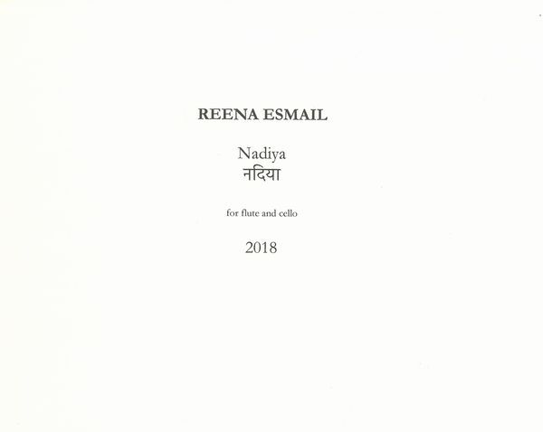 Nadiya : For Flute and Cello (2018).