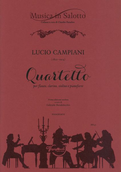 Quartetto : Per Flauto, Clarino, Violino E Pianoforte / edited by Gabriele Mendolicchio.