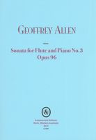 Sonata No. 3, Op. 96 : For Flute and Piano.