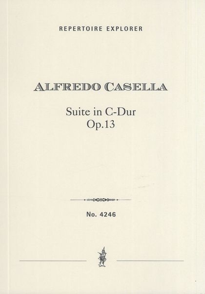 Suite In C-Dur, Op. 13.