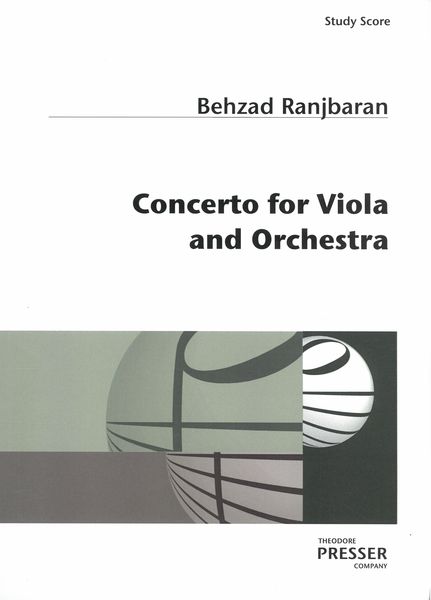 Concerto : For Viola and Orchestra.