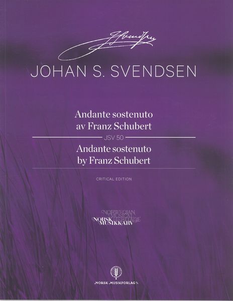 Andante Sostenuto Av Franz Schubert, JSV 50 : For Orchestra / Ed. Bjarte Engeset and Jørn Fossheim.