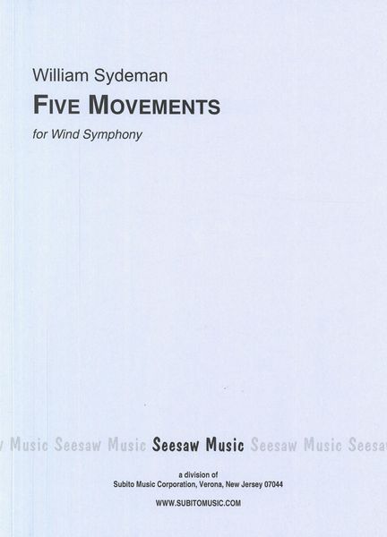 Five Movements : For Wind Symphony.