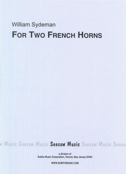 For Two French Horns (1976).