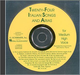 Twenty-Four Italian Songs and Arias : For Medium-High Voice.