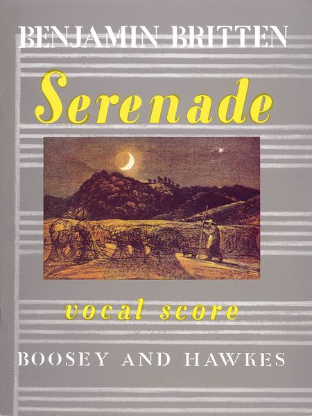 Serenade : For Tenor, Horn and Strings, Op. 31 / Vocal Score.