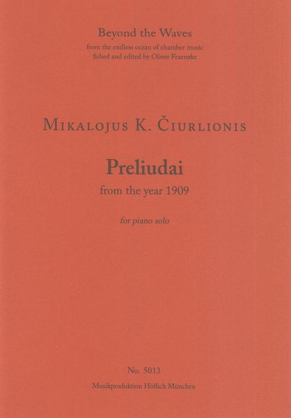 Preliudai From The Year 1909 : For Piano Solo.