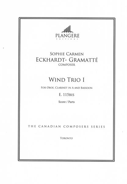 Wind Trio I, E. 115bis : For Oboe, Clarinet In A and Bassoon / edited by Brian McDonagh.