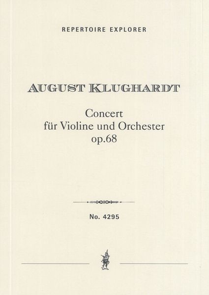 Concert, Op. 68 : Für Violine und Orchester.