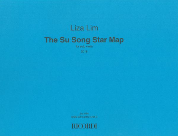 The Su Song Star Map : For Solo Violin (2018).