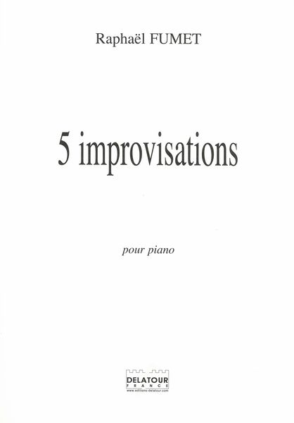 5 Improvisations : Pour Piano.