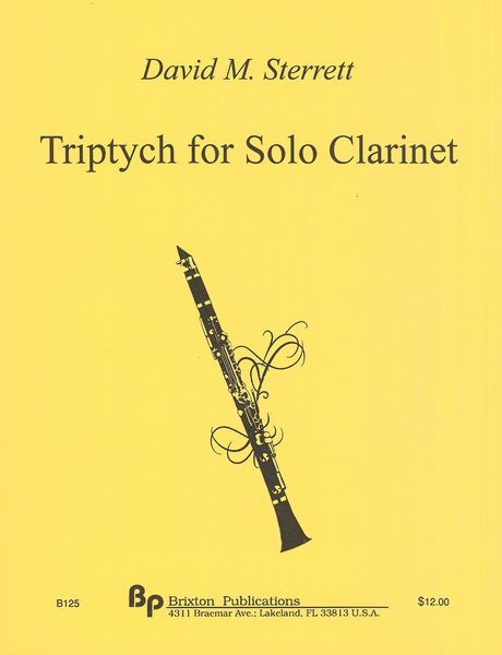 Triptych : For Solo Clarinet.