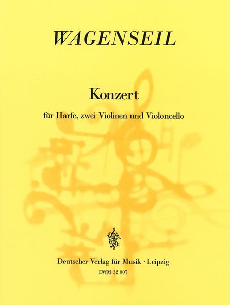 Concerto : For Harp, Two Violins and Violoncello / edited by Hans Joachim Zingel.