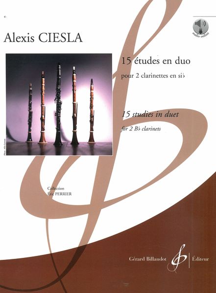 15 Études En Duo : Pour 2 Clarinettes.