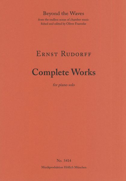 Complete Works For Piano Solo.