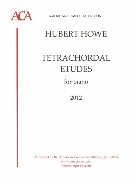 Tetrachordal Etudes : For Piano (2012).