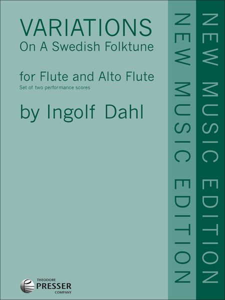 Variations On A Swedish Folktune : For Flute & Alto Flute.