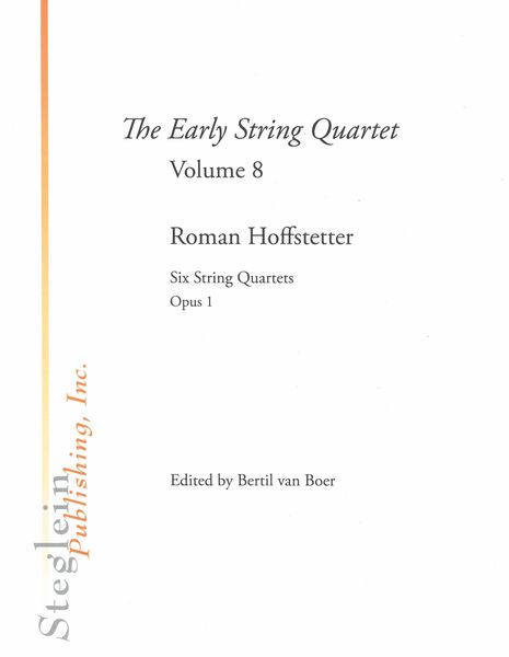 Six String Quartets, Op. 1 / edited by Bertil Van Boer.