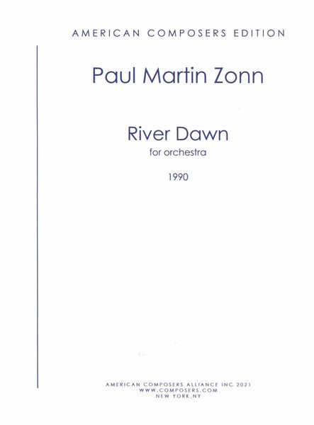 River Dawn : For Orchestra (1990).