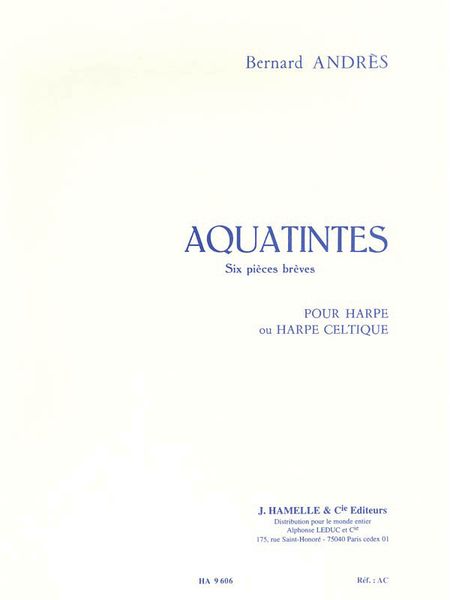 Aquatintes : Pour Harpe.
