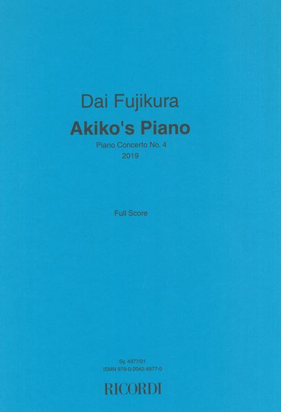 Akiko's Piano : Piano Concerto No. 4 (2019).