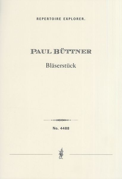Bläserstück (1930).