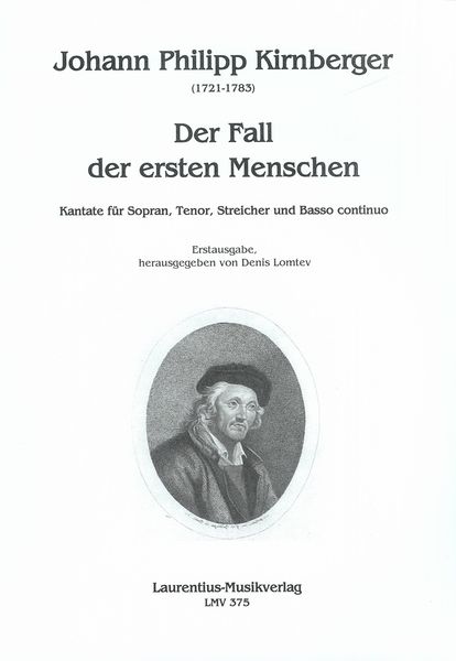 Fall der Ersten Menschen : Kantate Für Sopran, Tenor, Streicher und Basso / Ed. Denis Lomtev.