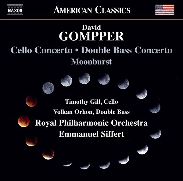 Cello Concerto; Double Bass Concerto; Moonburst.