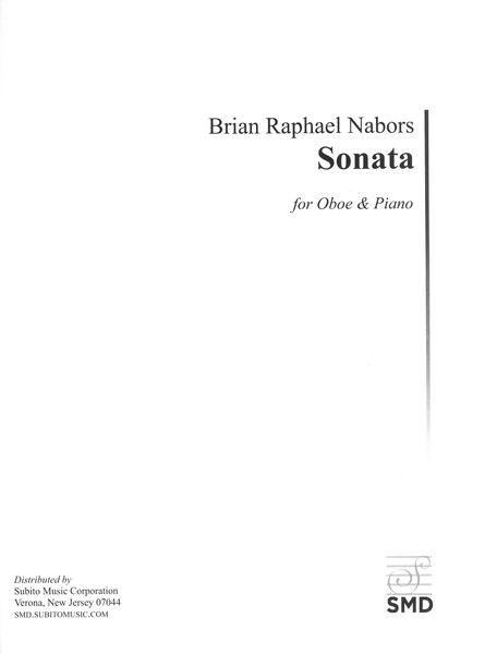 Sonata : For Oboe and Piano (2016, Rev. 2020).