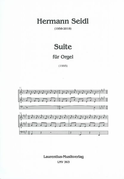 Suite : Für Orgel (1995).